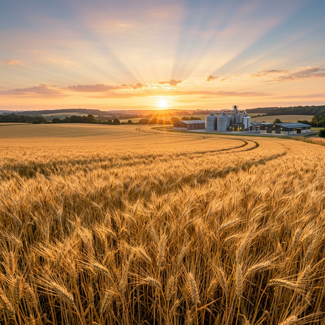 Expansive Wheat Field